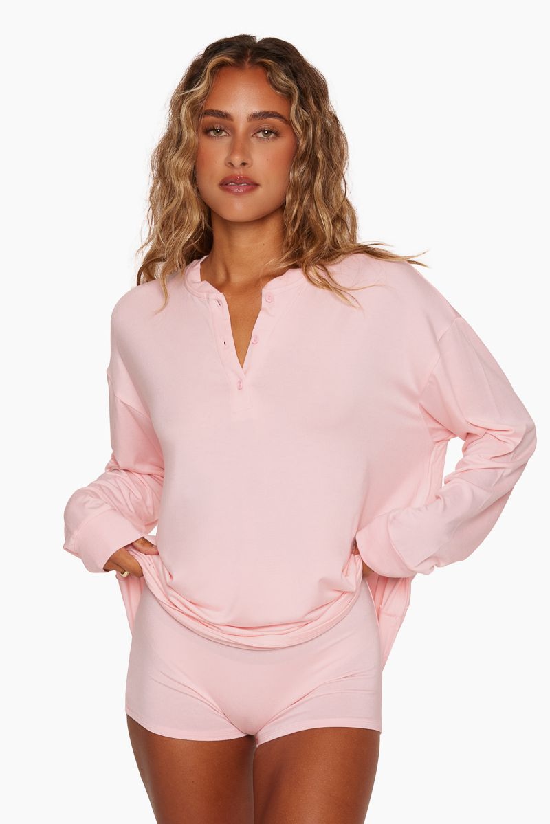 SET SLEEP™ OVERSIZED BOYFRIEND HENLEY - FLING sold by SETactive product image thumbnail 3