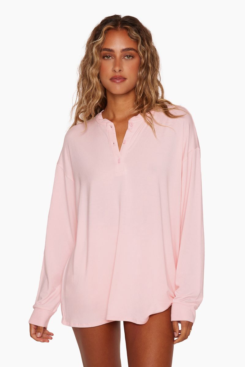SET SLEEP™ OVERSIZED BOYFRIEND HENLEY - FLING sold by SETactive product image thumbnail 2