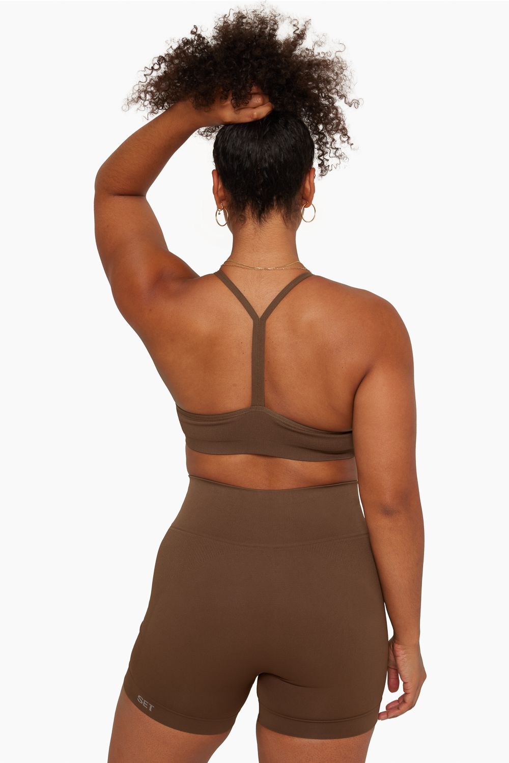 SCULPTFLEX® REMIX RIBBED V BRA - BARK sold by SETactive product image thumbnail 2