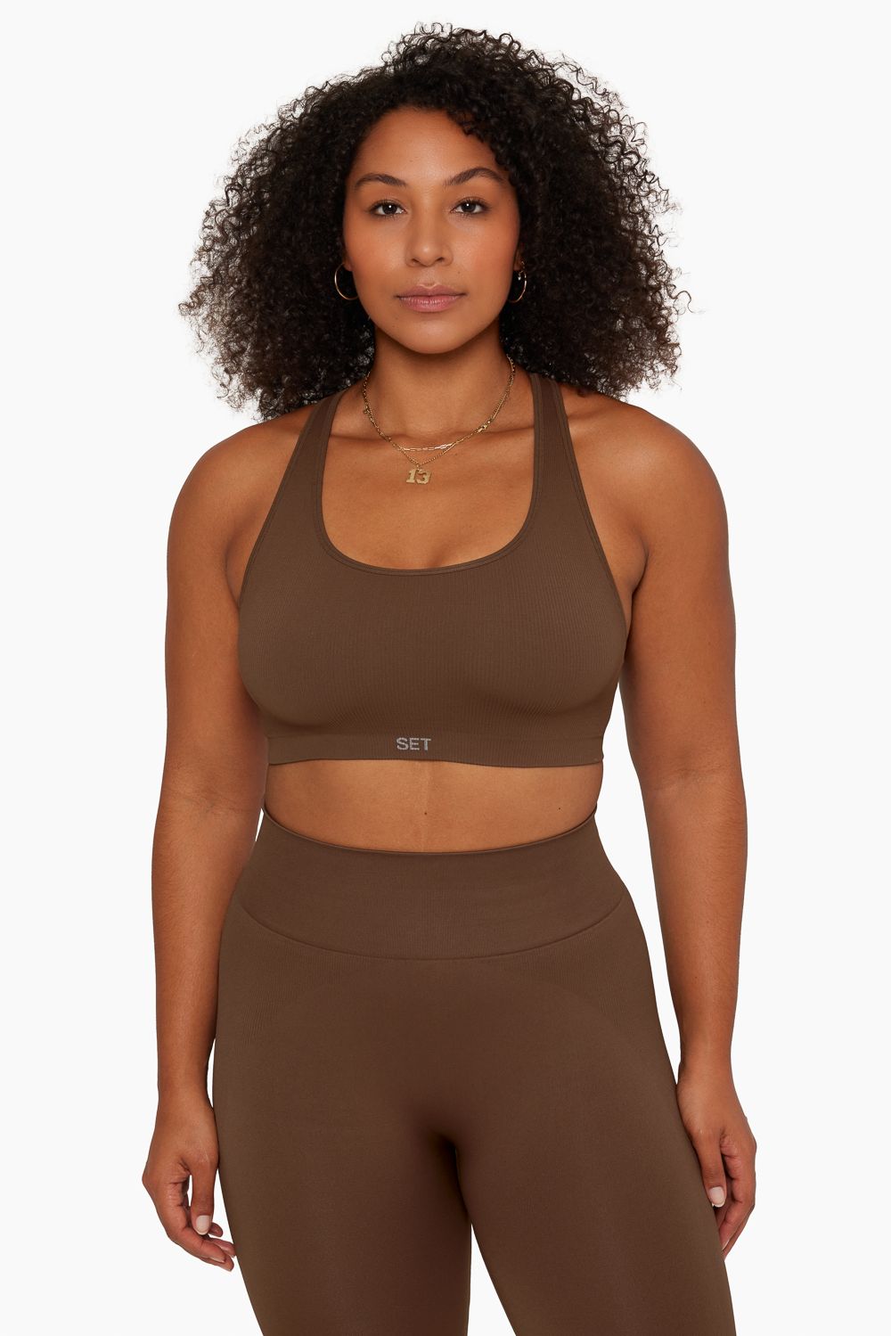 SCULPTFLEX® RACER BACK BRA - BARK sold by SETactive product image thumbnail 3