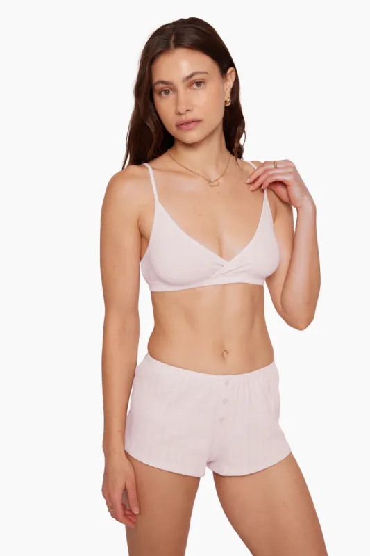 POINTELLE TRIANGLE BRALETTE - BLOSSOM sold by SETactive