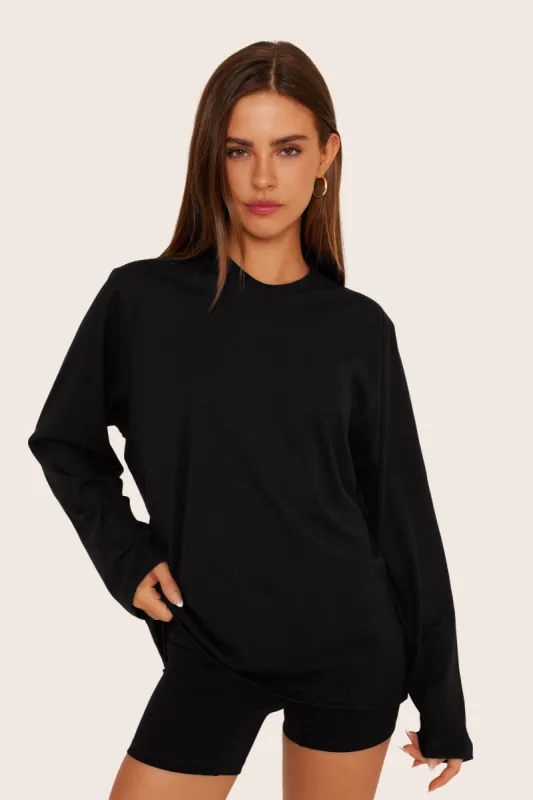 CLASSIC COTTON DAILY LONG SLEEVE - ONYX sold by SETactive