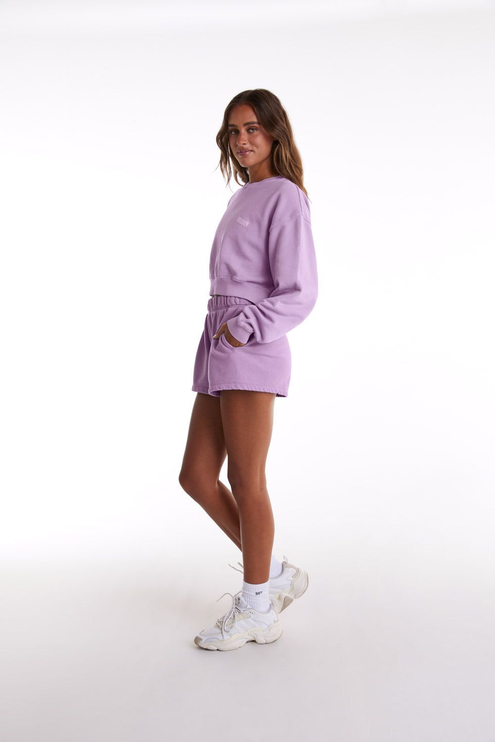 CROPPED CREWNECK - GLITZ sold by SETactive product image thumbnail 3