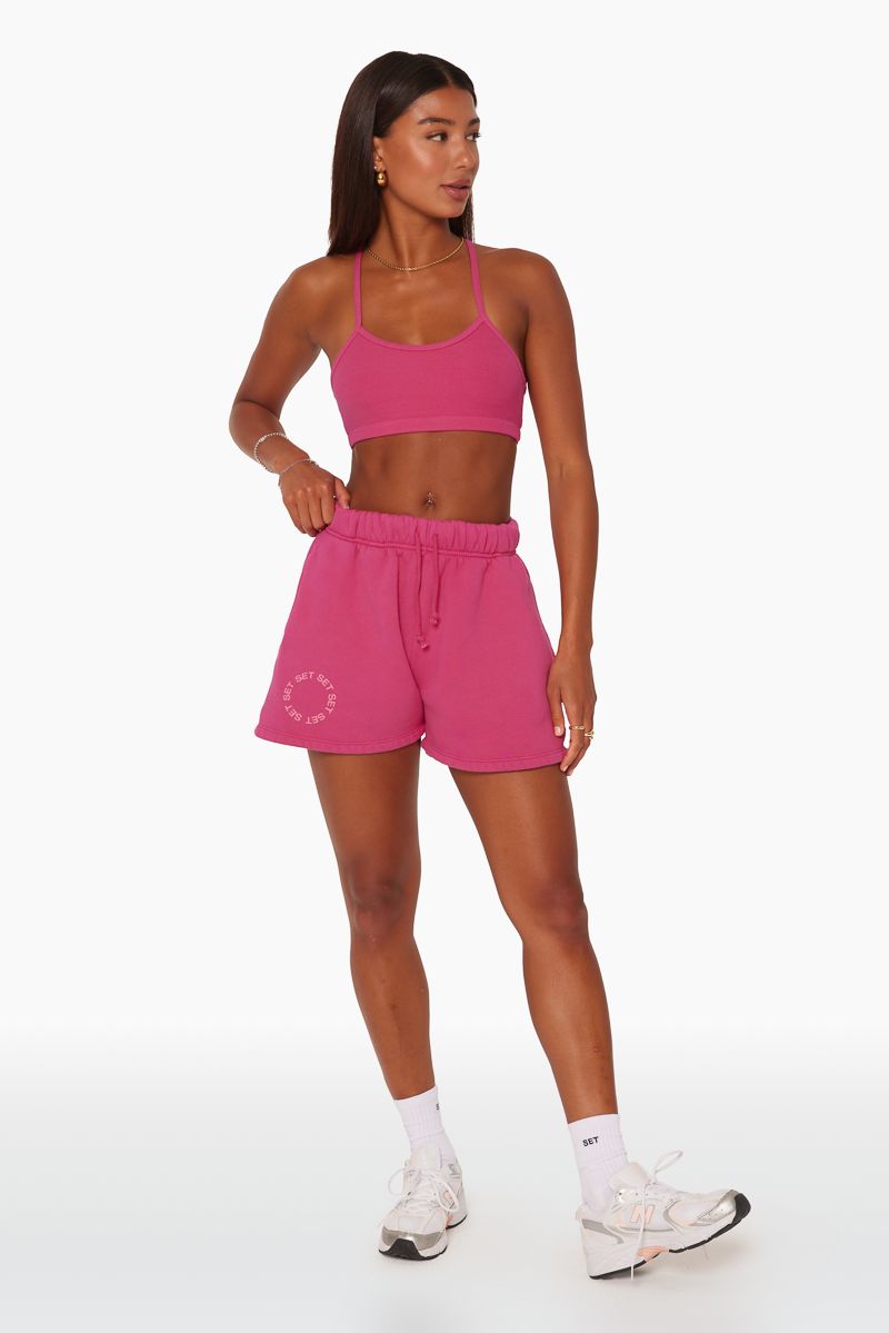 GROOVY SWEAT SHORTS - RAZZLE sold by SETactive product image thumbnail 2