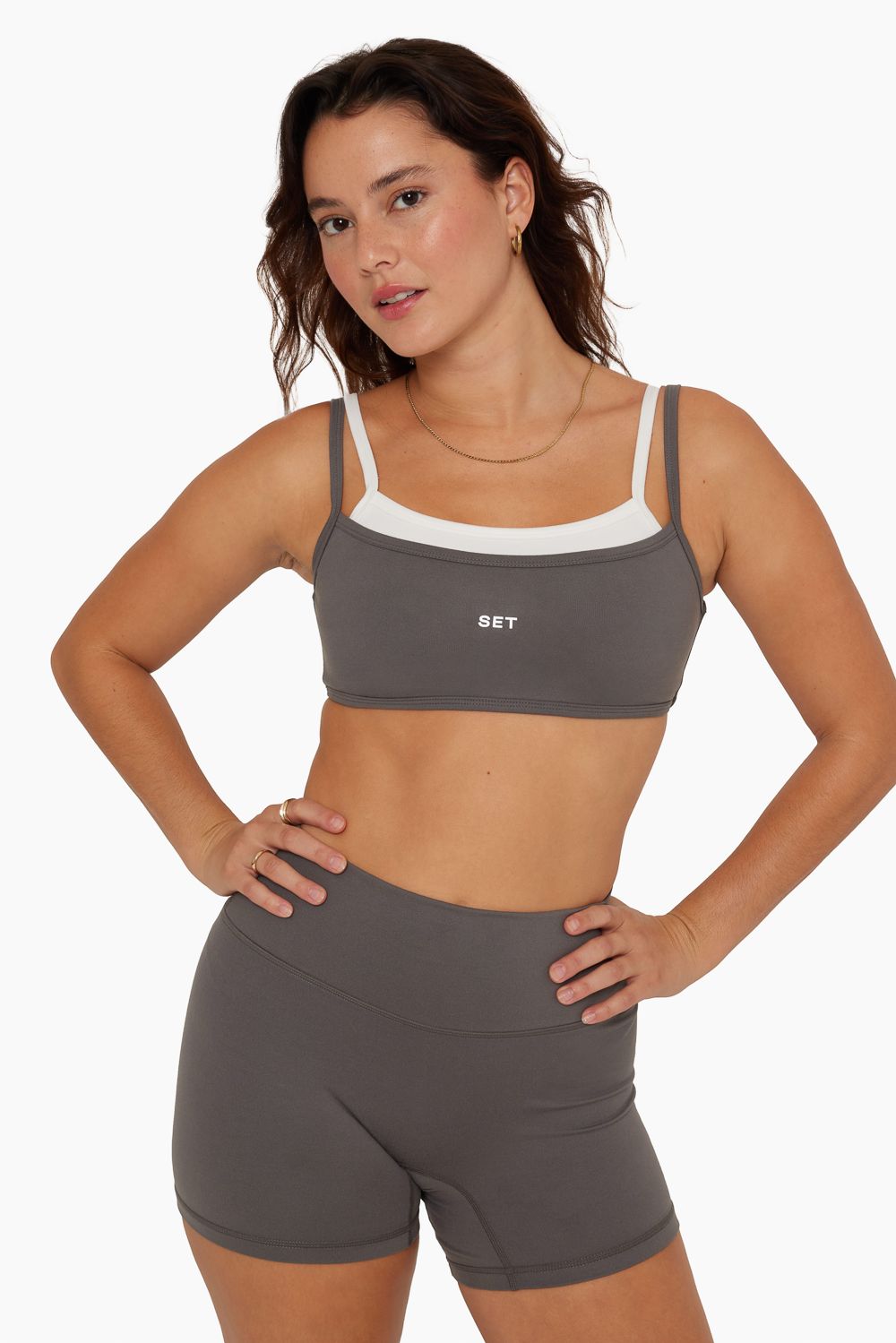 FORMCLOUD™ DOUBLE SCOOP BRA - GRAPHITE sold by SETactive product image thumbnail 3