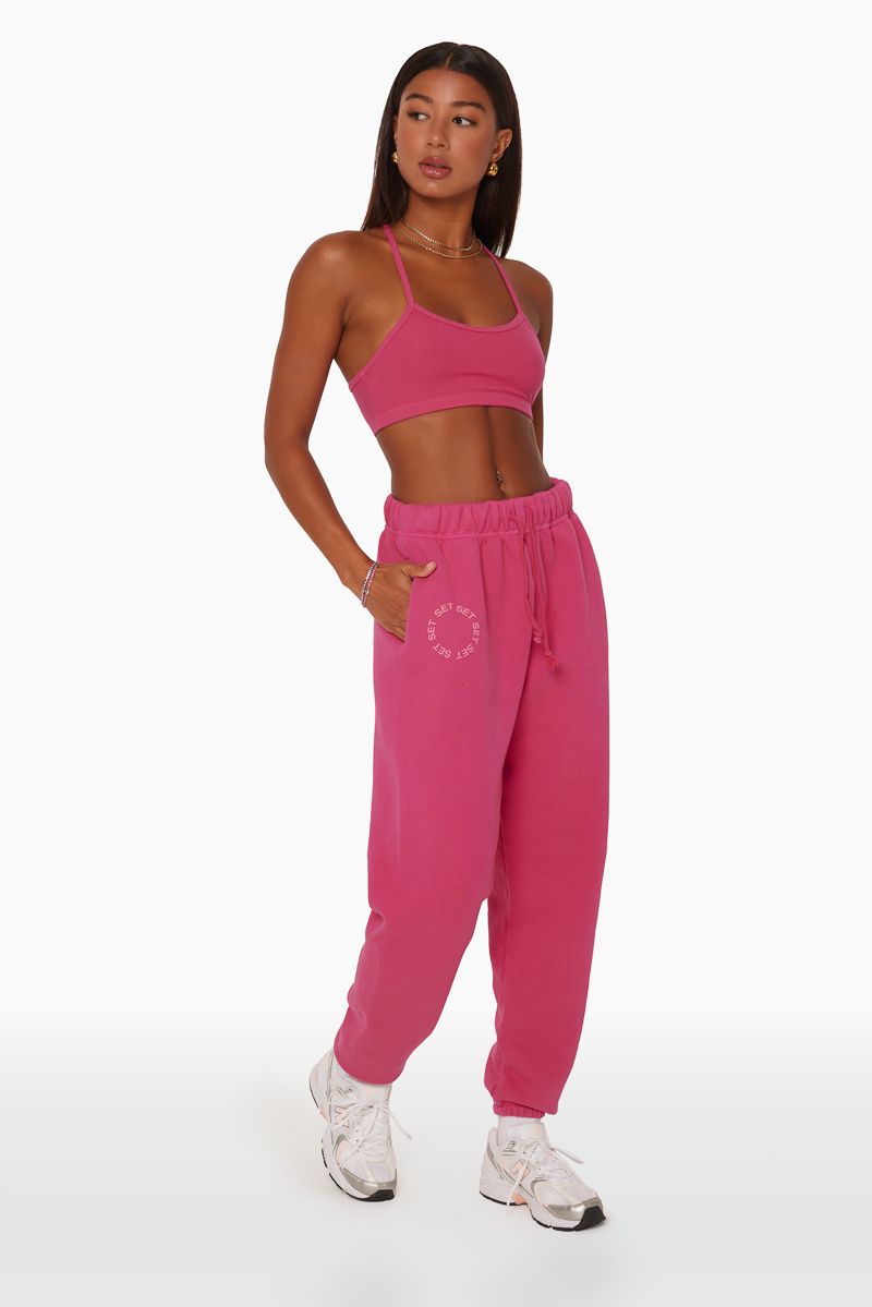 GROOVY DRAWSTRING SWEATPANTS - RAZZLE sold by SETactive product image thumbnail 2