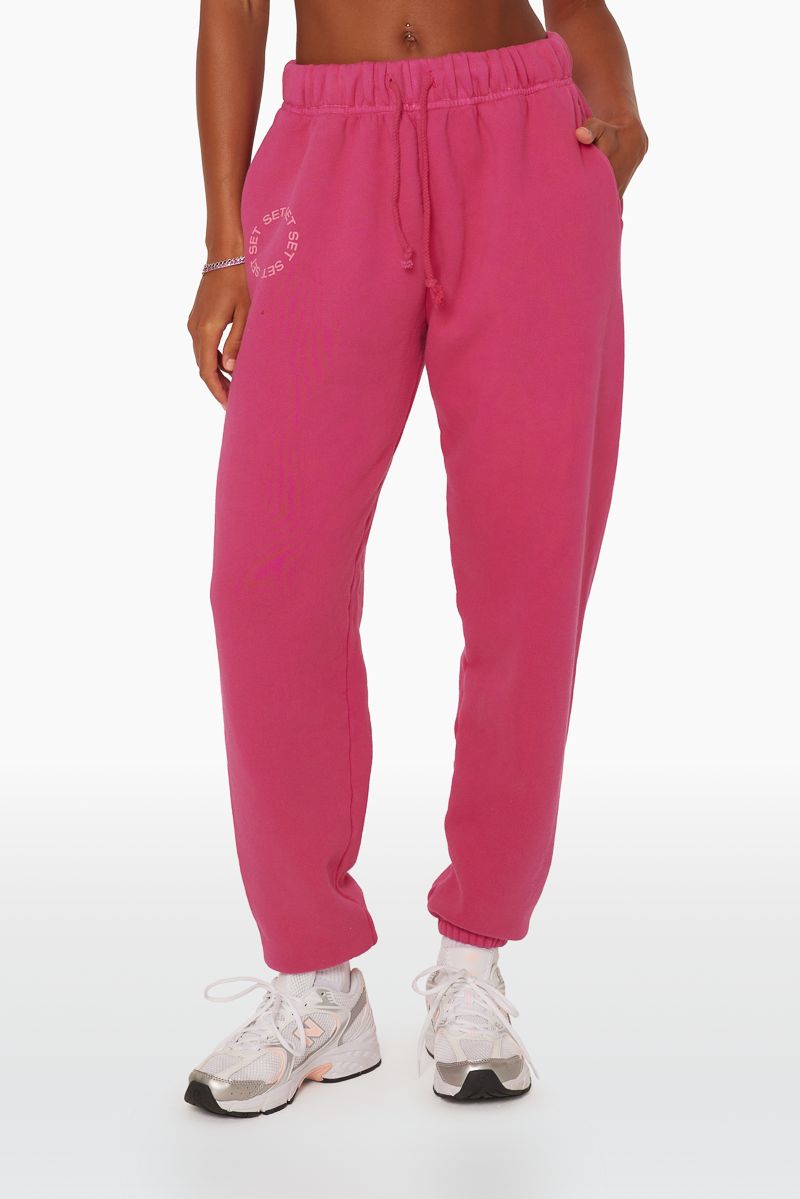 GROOVY DRAWSTRING SWEATPANTS - RAZZLE sold by SETactive