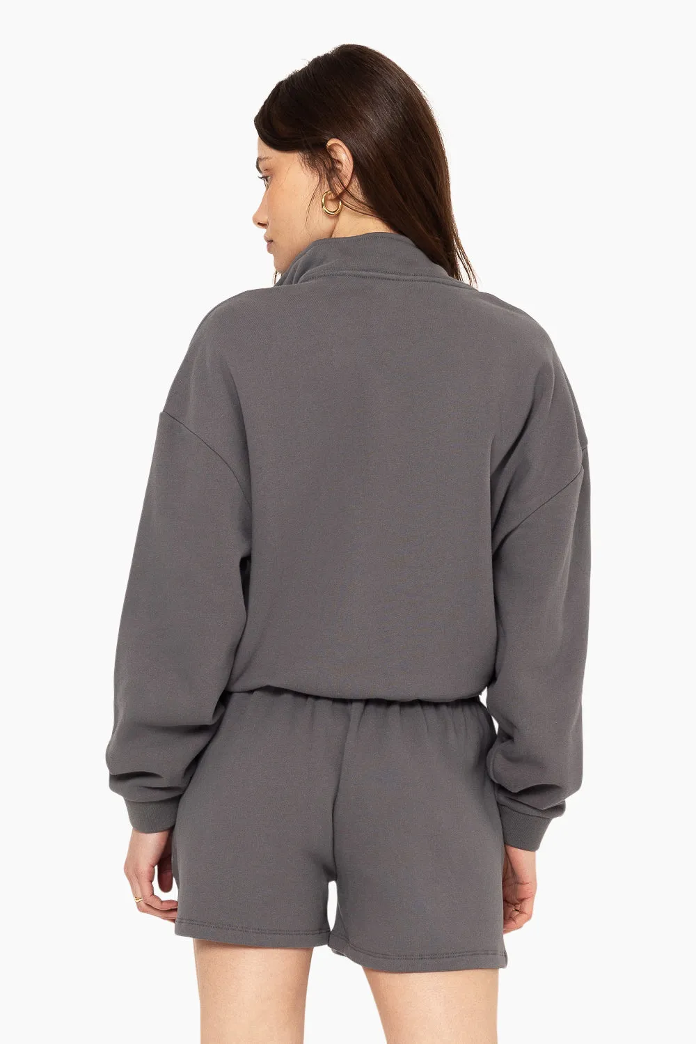 HEAVYWEIGHT SWEATS HALF ZIP - GRAPHITE sold by SETactive product image thumbnail 5