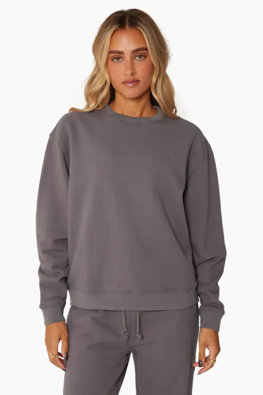 HEAVYWEIGHT SWEATS CREWNECK - SMOKE sold by SETactive