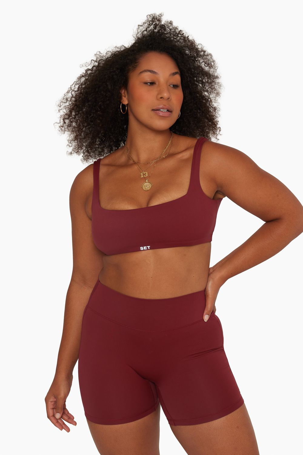 SPORTBODY® SQUARE BACK BRA - SCARLET sold by SETactive