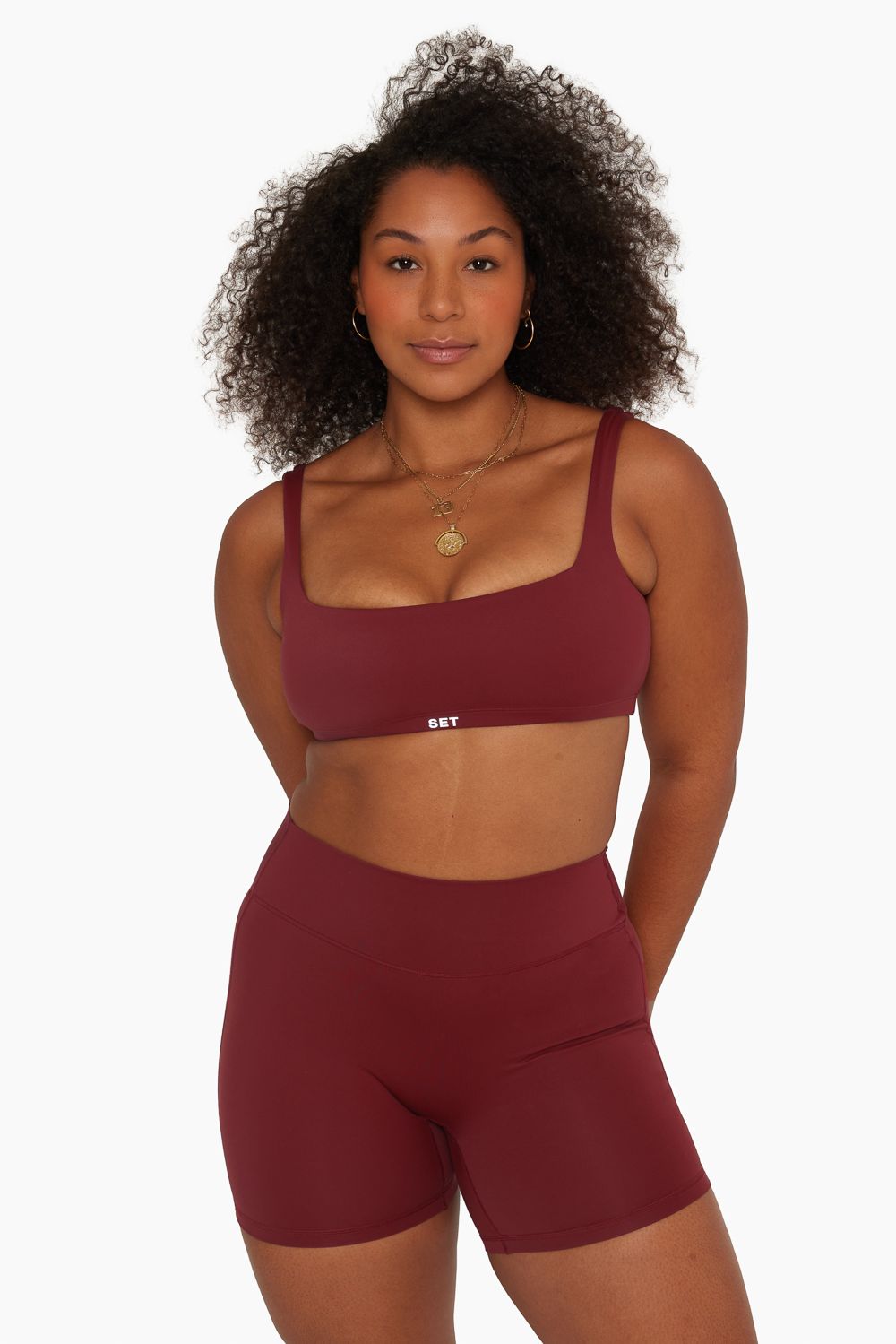 SPORTBODY® SQUARE BACK BRA - SCARLET sold by SETactive product image thumbnail 3