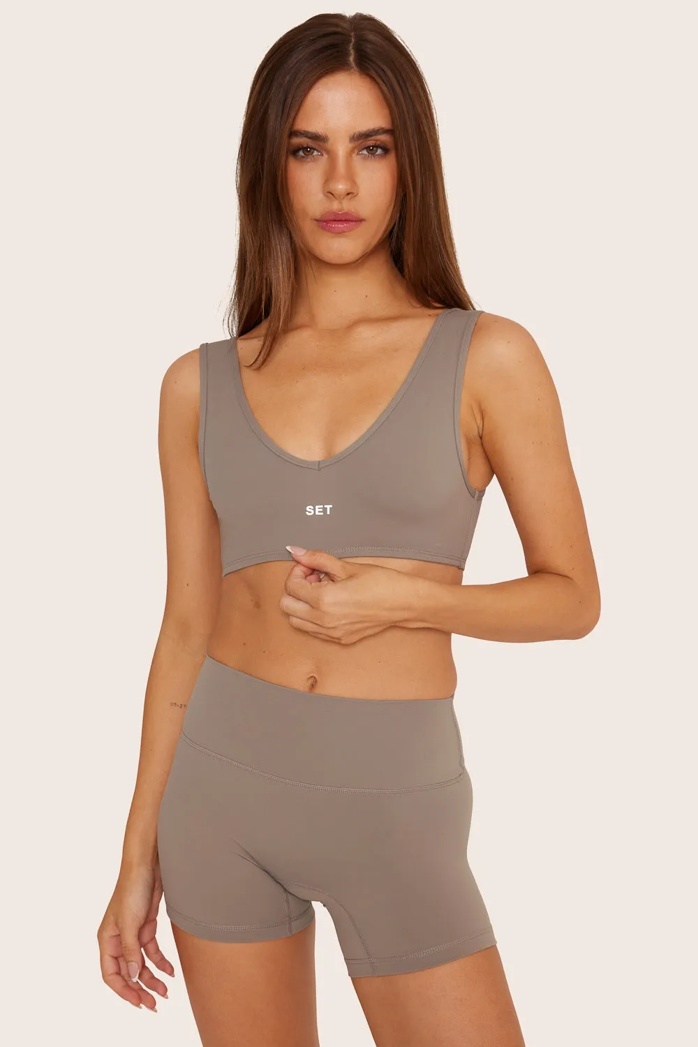 SPORTBODY® DIP BRA - STONE sold by SETactive product image thumbnail 3