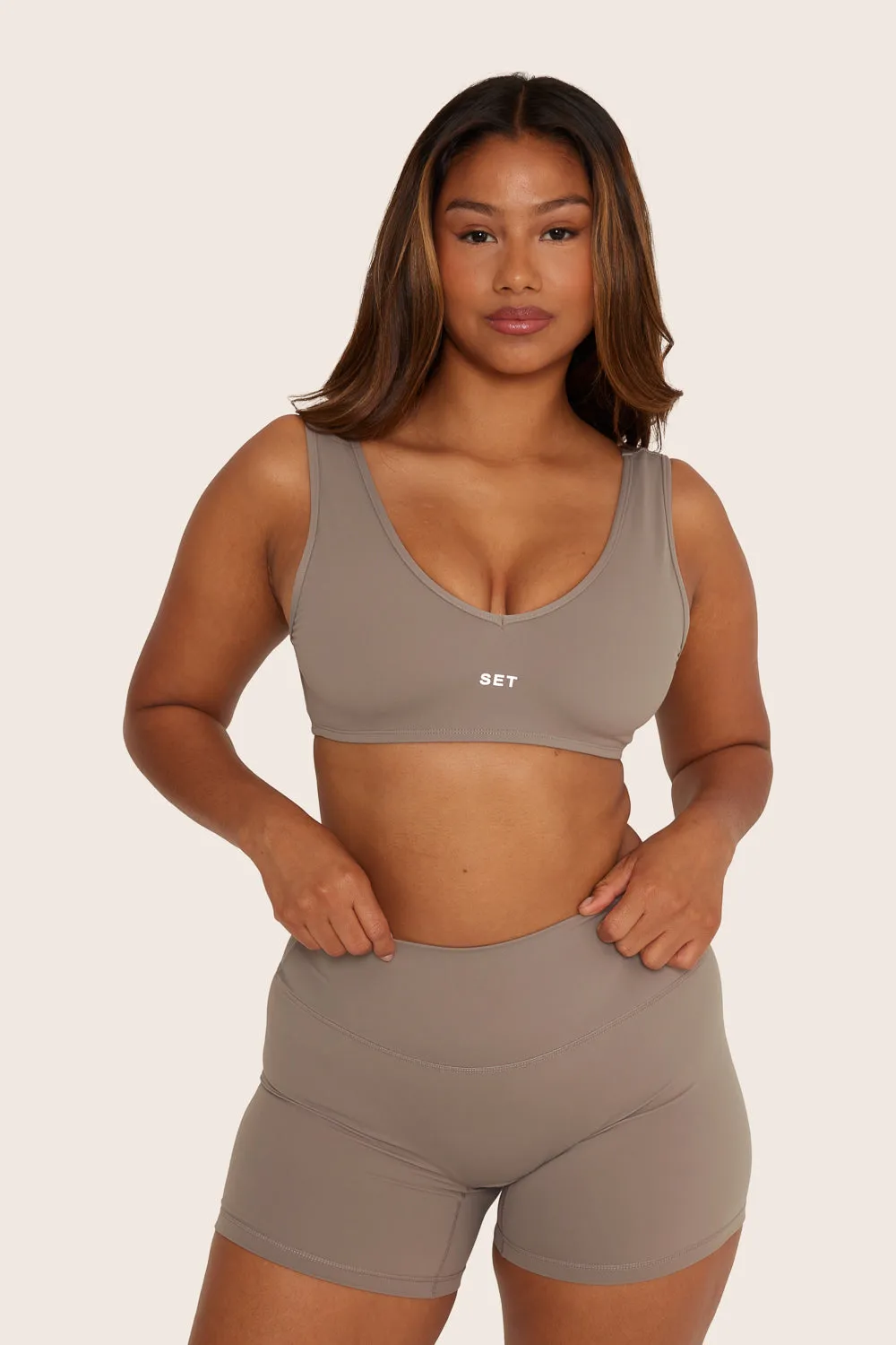 SPORTBODY® DIP BRA - STONE sold by SETactive product image thumbnail 4