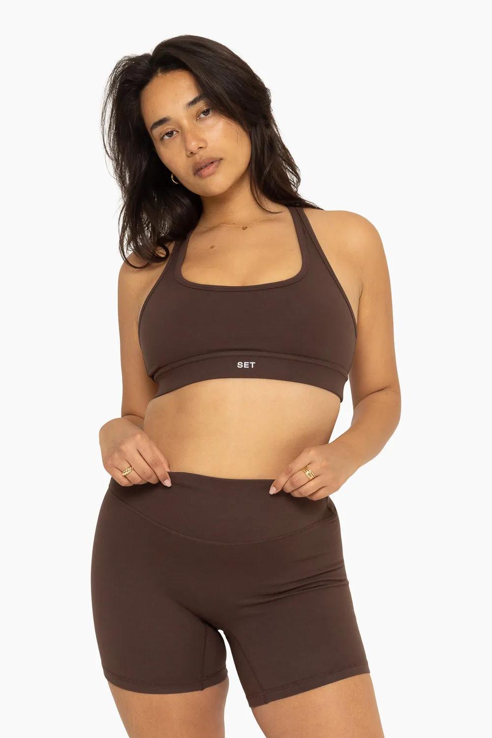 FORMCLOUD® RACER BACK BRA - CLOVE sold by SETactive