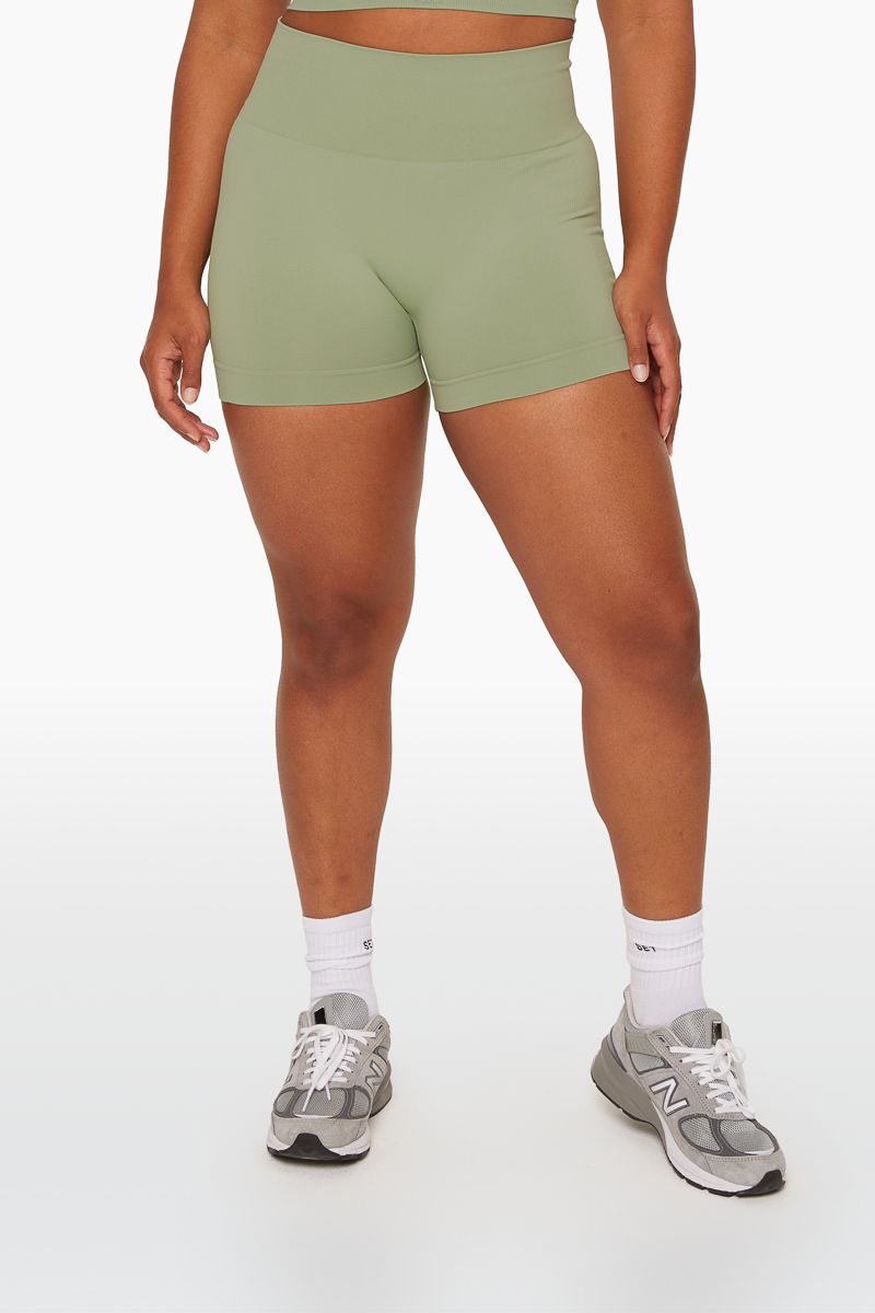 SCULPTFLEX® BIKE SHORTS - MATCHA sold by SETactive