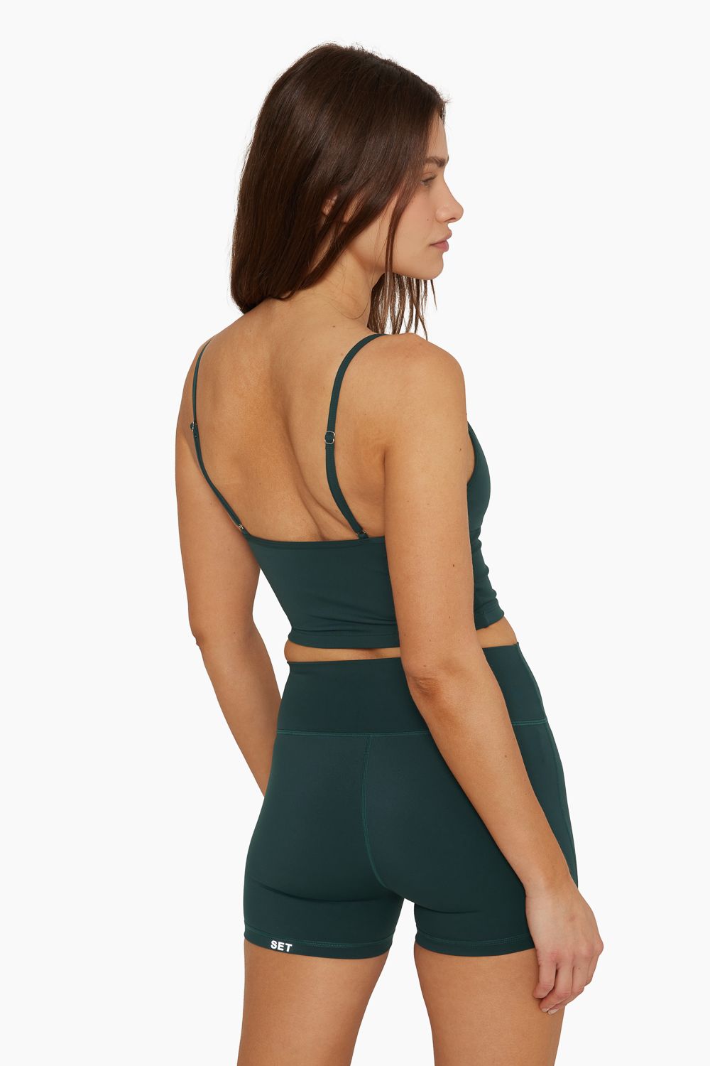 SPORTBODY® CAMI CONTOUR CROP - IVY sold by SETactive product image thumbnail 2
