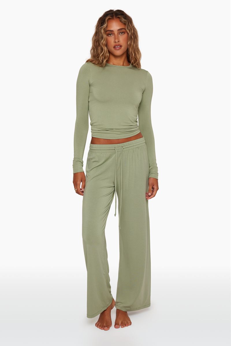 SET SLEEP™ CLASSIC SLEEP PANTS - MATCHA sold by SETactive product image thumbnail 4