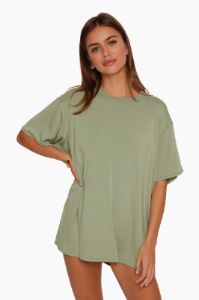 SET SLEEP™ OVERSIZED BOYFRIEND SLEEP TEE - MATCHA sold by SETactive