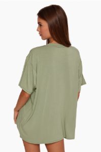 SET SLEEP™ OVERSIZED BOYFRIEND SLEEP TEE - MATCHA sold by SETactive
