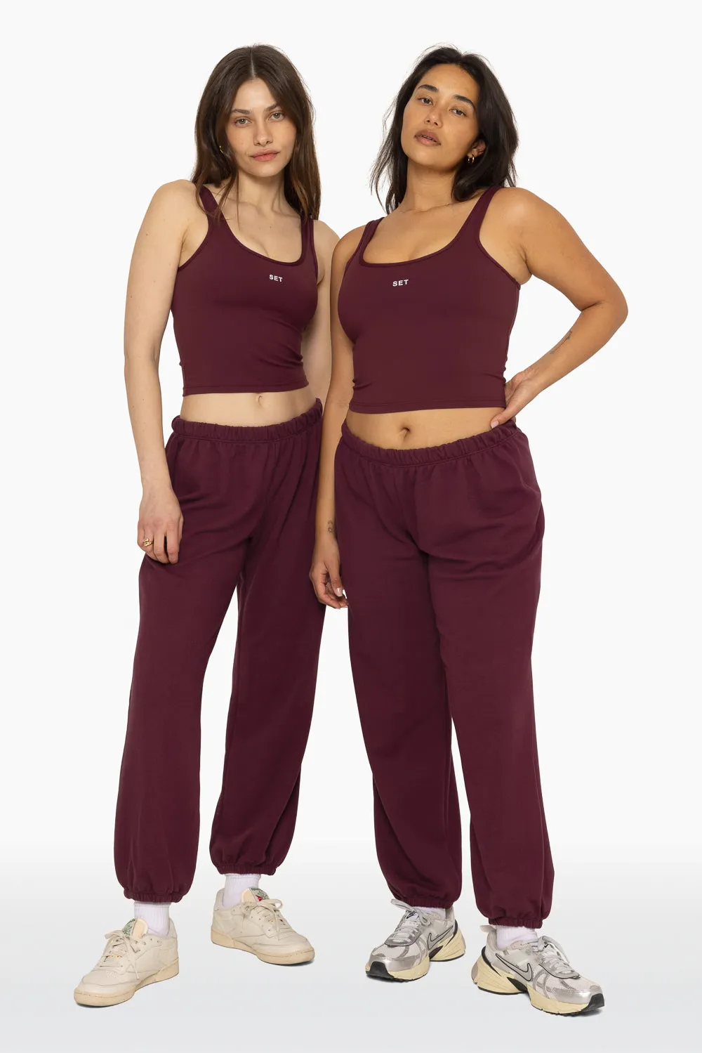 LIGHTWEIGHT SWEATS CLASSIC SWEATPANTS - REDWOOD sold by SETactive product image thumbnail 2