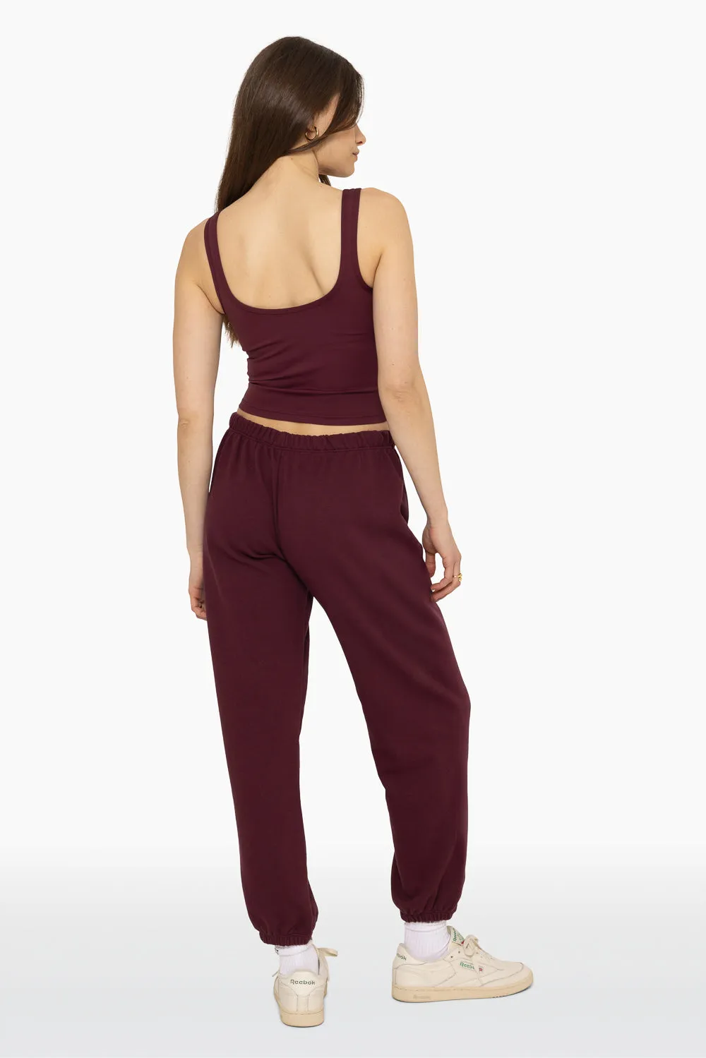 LIGHTWEIGHT SWEATS CLASSIC SWEATPANTS - REDWOOD sold by SETactive product image thumbnail 4