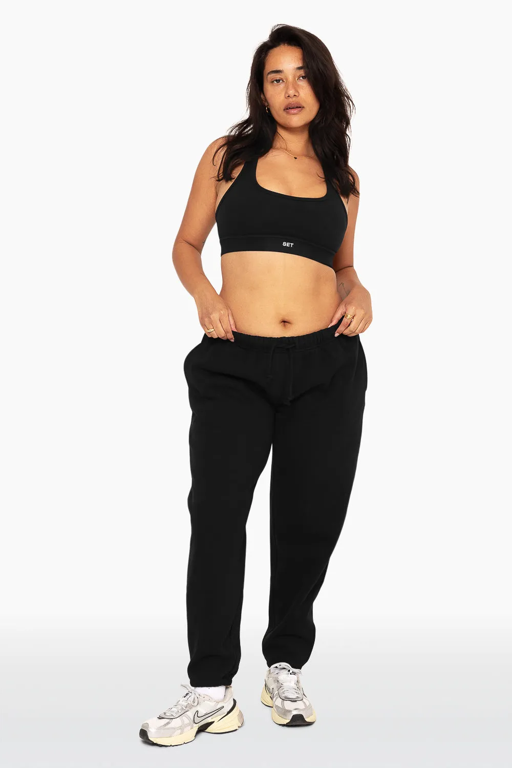HEAVYWEIGHT SWEATS DRAWSTRING SWEATPANTS - ONYX sold by SETactive product image thumbnail 5