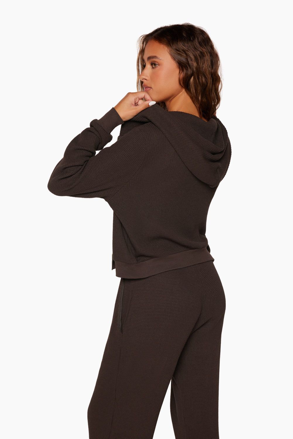 LOUNGE FULL ZIP - ESPRESSO sold by SETactive product image thumbnail 3