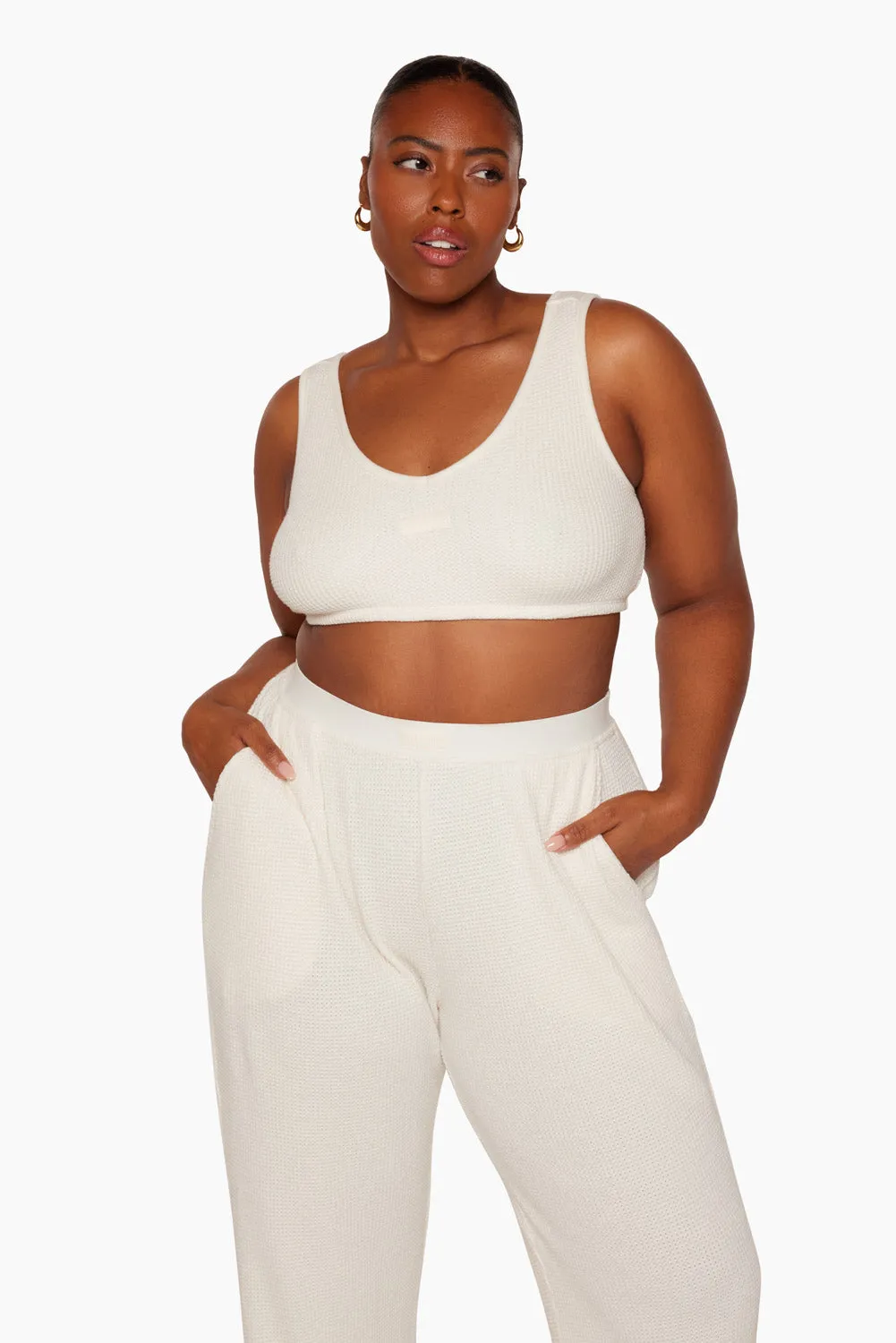 LOUNGE DIP BRA - BLANC sold by SETactive