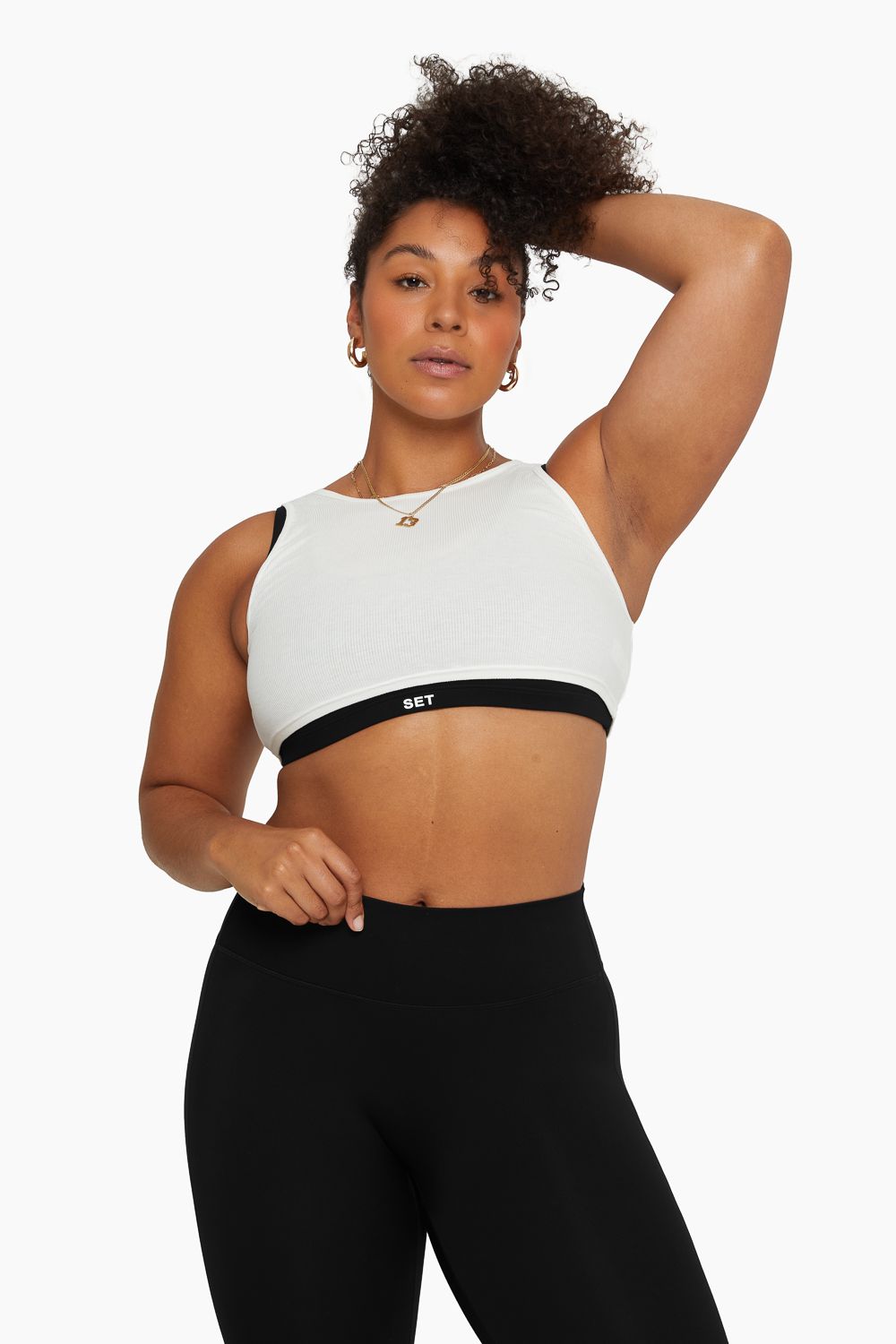 SPORTBODY® LAYERED TANK BRA - ONYX sold by SETactive product image thumbnail 5