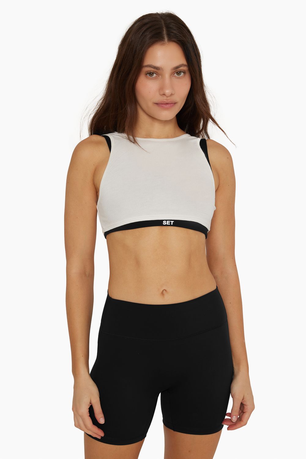 SPORTBODY® LAYERED TANK BRA - ONYX sold by SETactive product image thumbnail 3