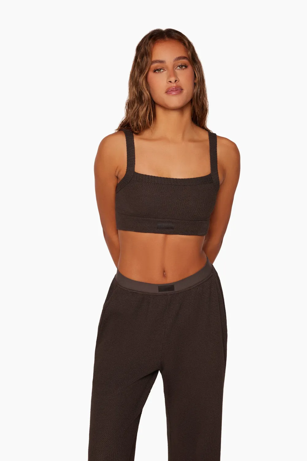 LOUNGE SCOOP BRA - ESPRESSO sold by SETactive