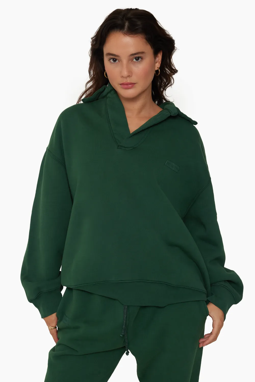 HEAVYWEIGHT SWEATS COLLARED SWEATSHIRT - SYCAMORE sold by SETactive product image thumbnail 2