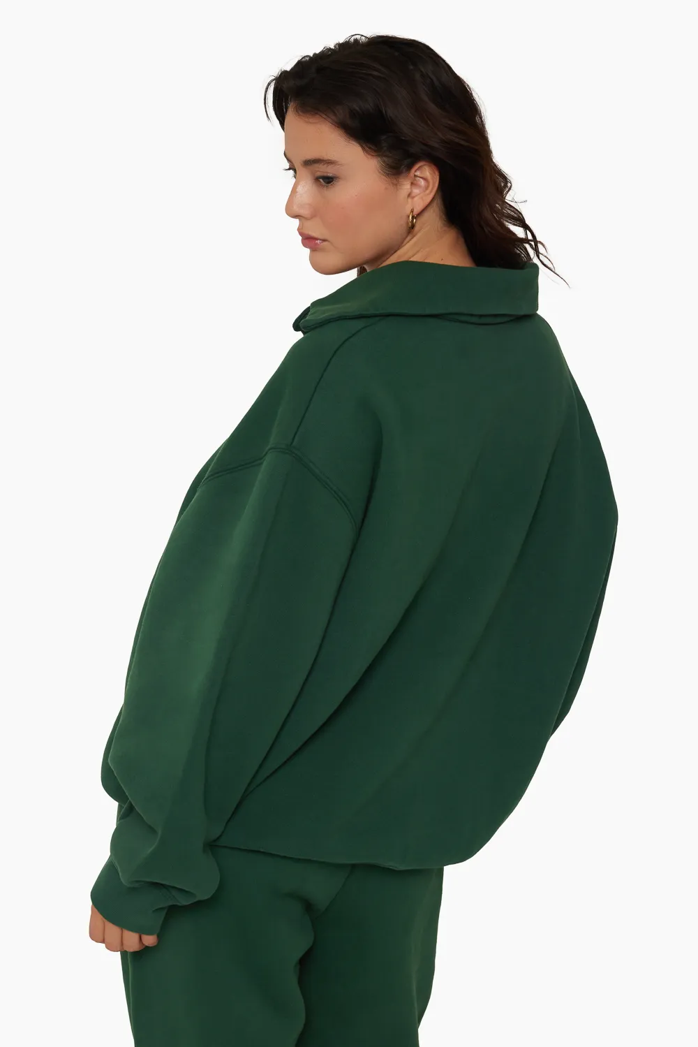 HEAVYWEIGHT SWEATS COLLARED SWEATSHIRT - SYCAMORE sold by SETactive product image thumbnail 3