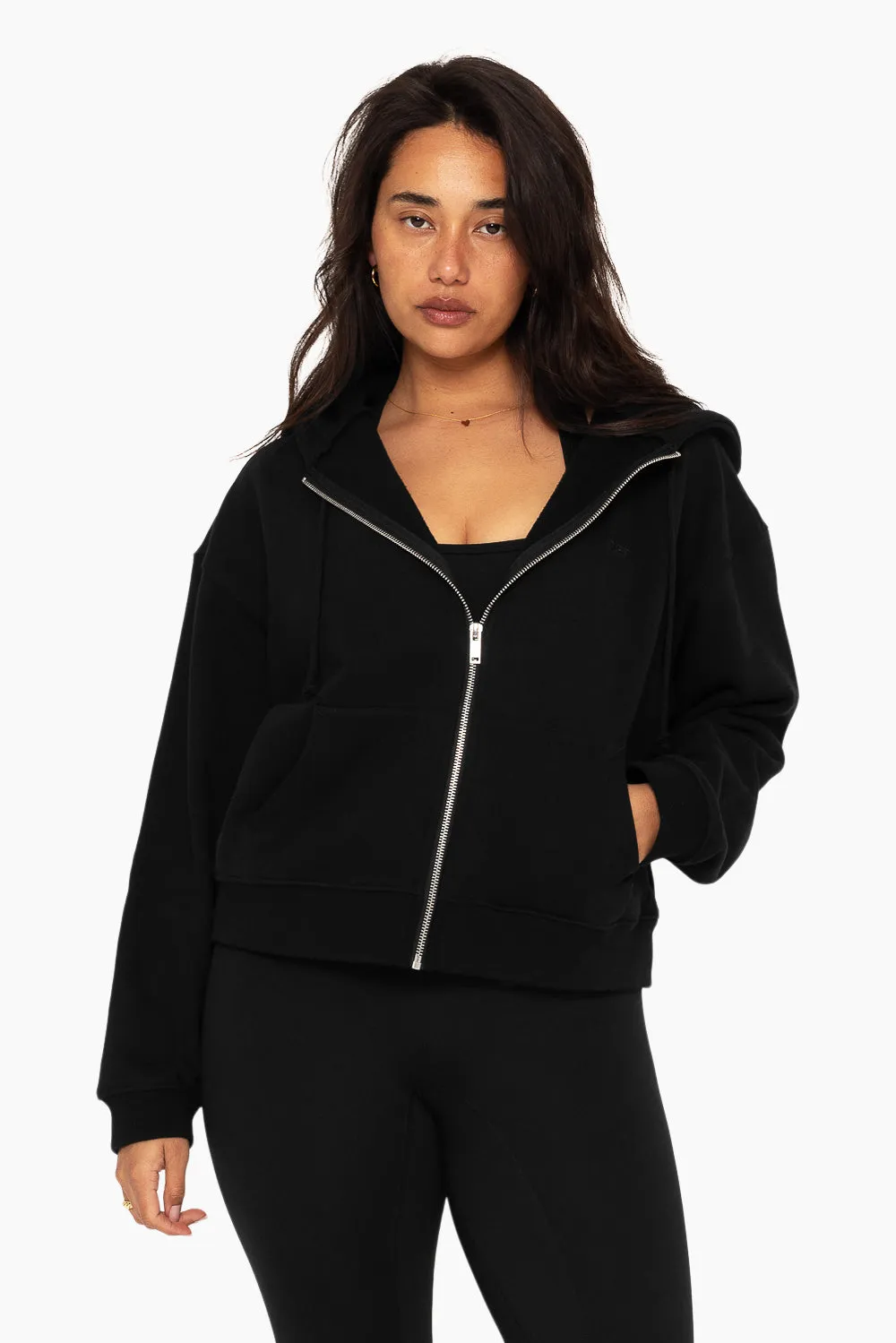 HEAVYWEIGHT SWEATS ZIP HOODIE - ONYX sold by SETactive