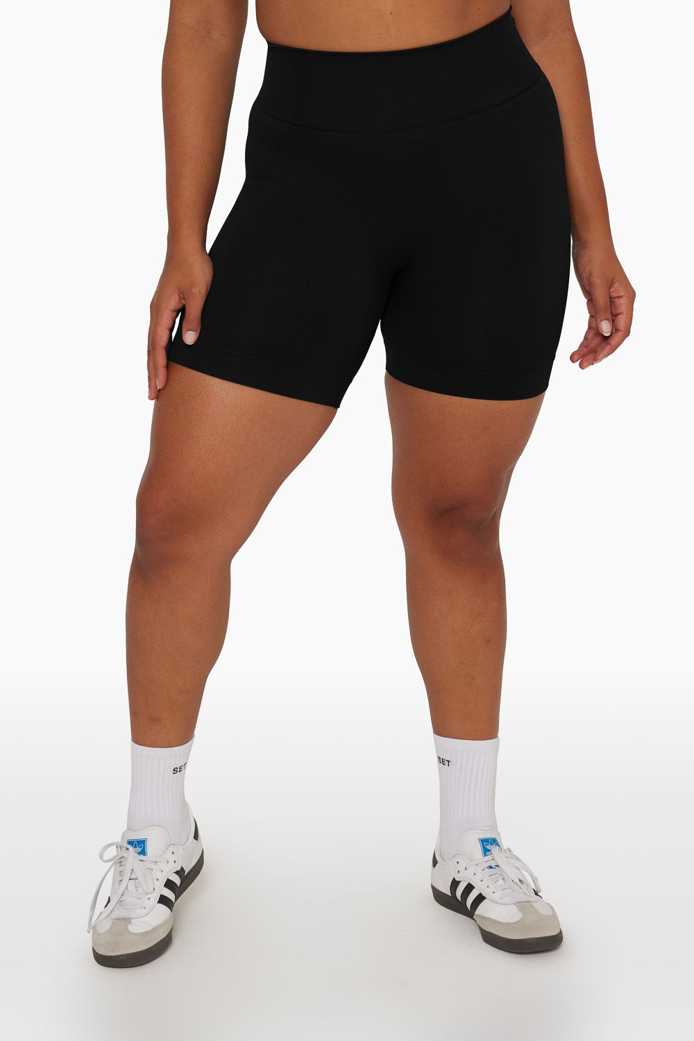 SCULPTFLEX® SPEEDWAY BIKE SHORTS - ONYX/FLASH sold by SETactive