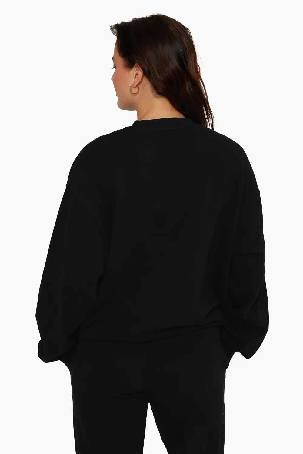LIGHTWEIGHT SWEATS CLASSIC CREWNECK - ONYX sold by SETactive product image thumbnail 2
