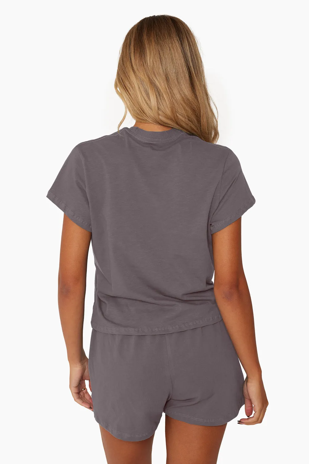 CLASSIC COTTON MID TEE - SMOKE sold by SETactive product image thumbnail 2