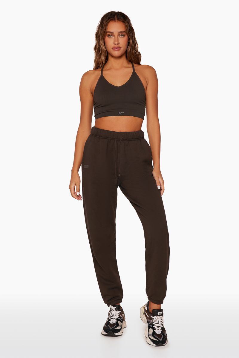 DRAWSTRING SWEATPANTS - ESPRESSO sold by SETactive product image thumbnail 4
