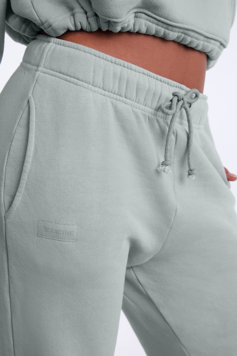 WIDE LEG SWEATPANTS - RAIN sold by SETactive product image thumbnail 2