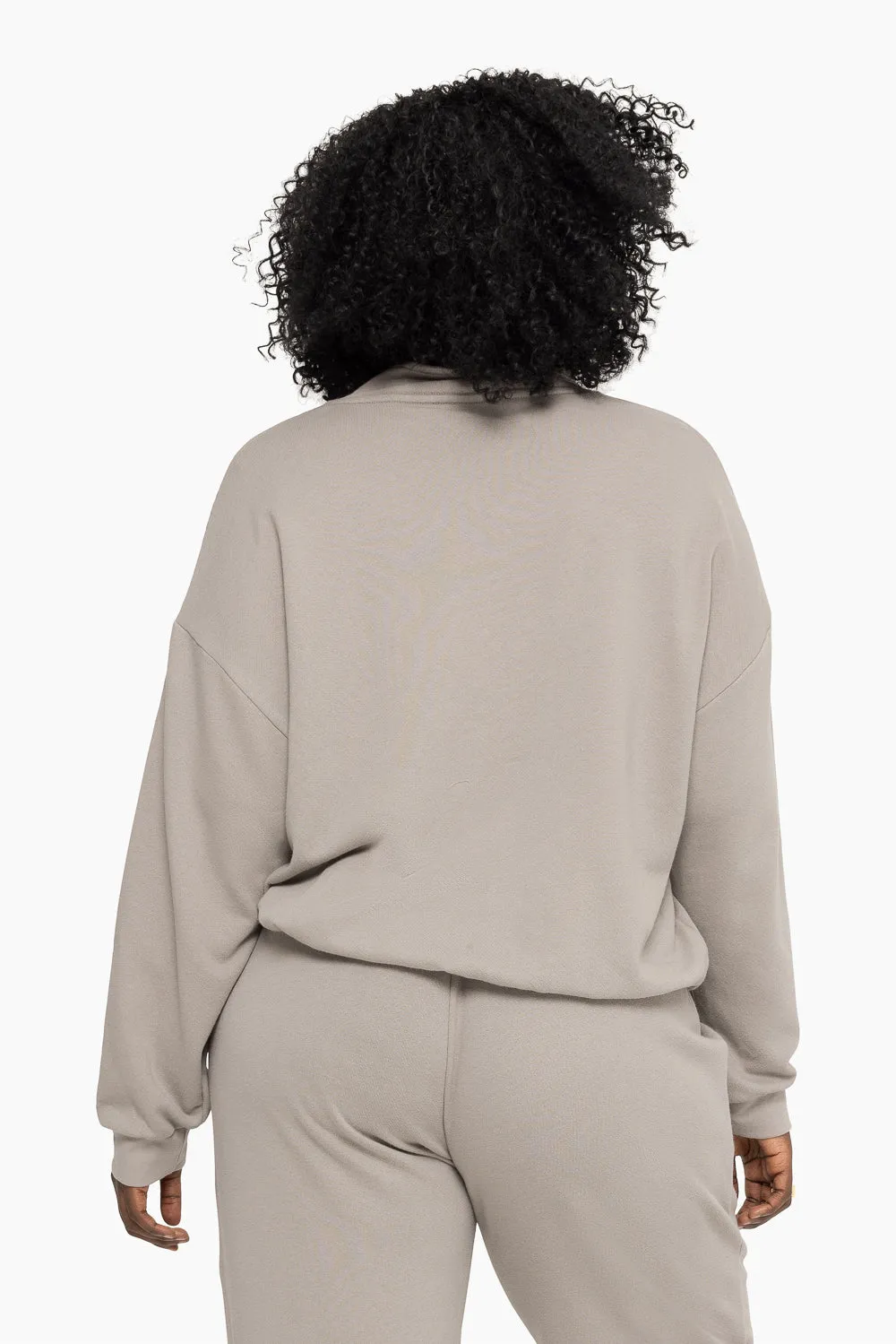 LIGHTWEIGHT SWEATS QUARTER ZIP - BREEZE sold by SETactive product image thumbnail 2