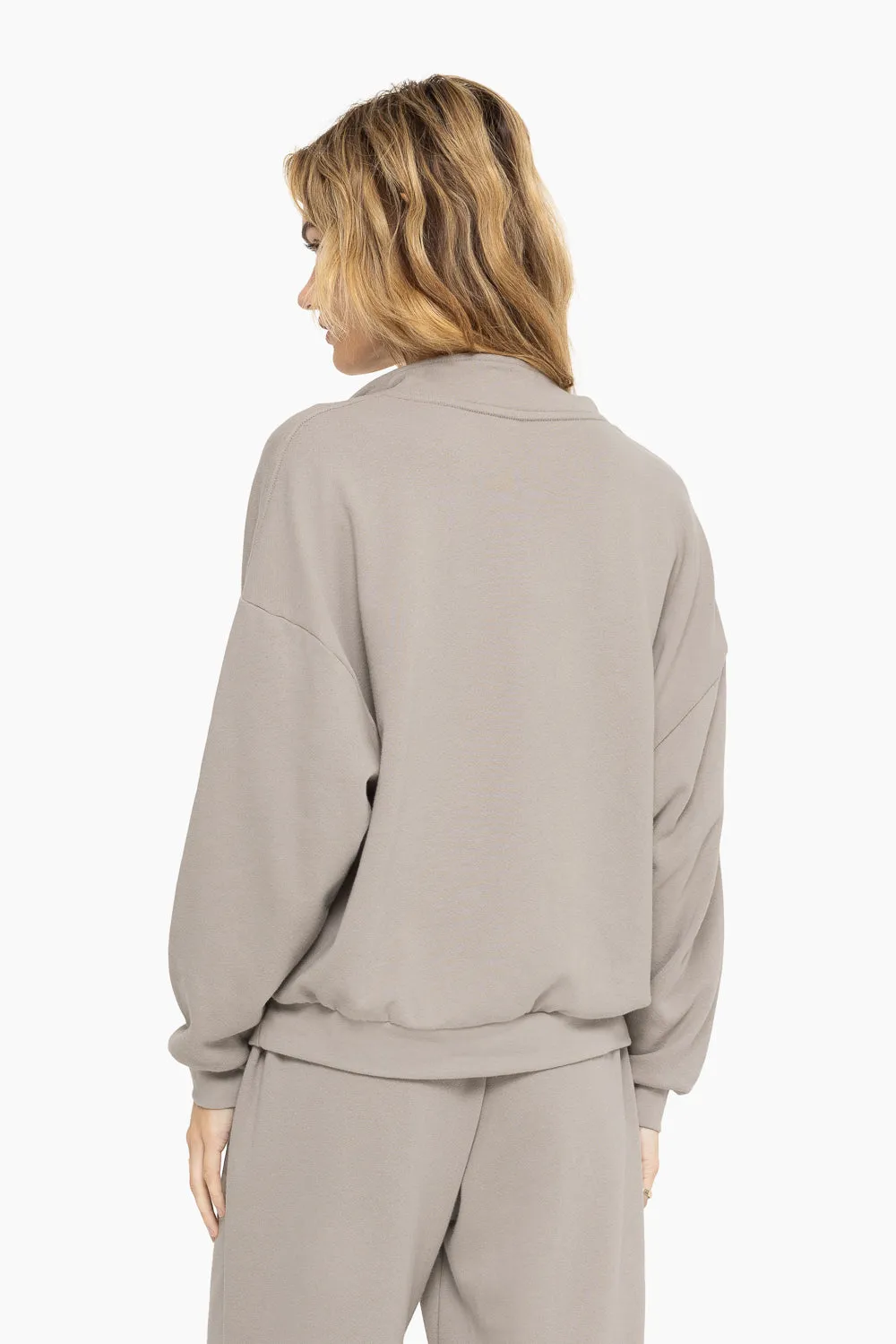 LIGHTWEIGHT SWEATS QUARTER ZIP - BREEZE sold by SETactive product image thumbnail 5