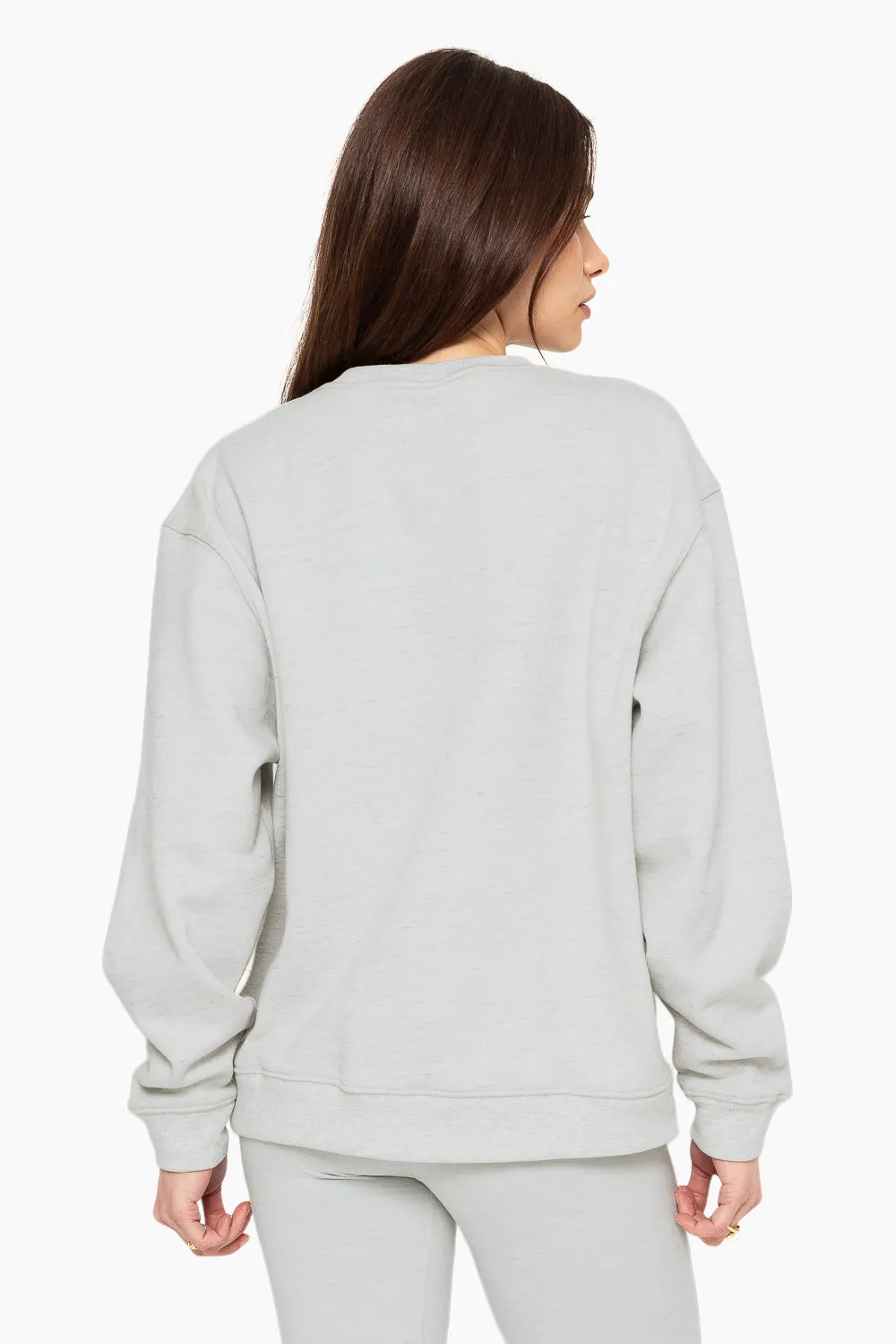 HEAVYWEIGHT SWEATS CREWNECK - HEATHER GREY sold by SETactive product image thumbnail 5