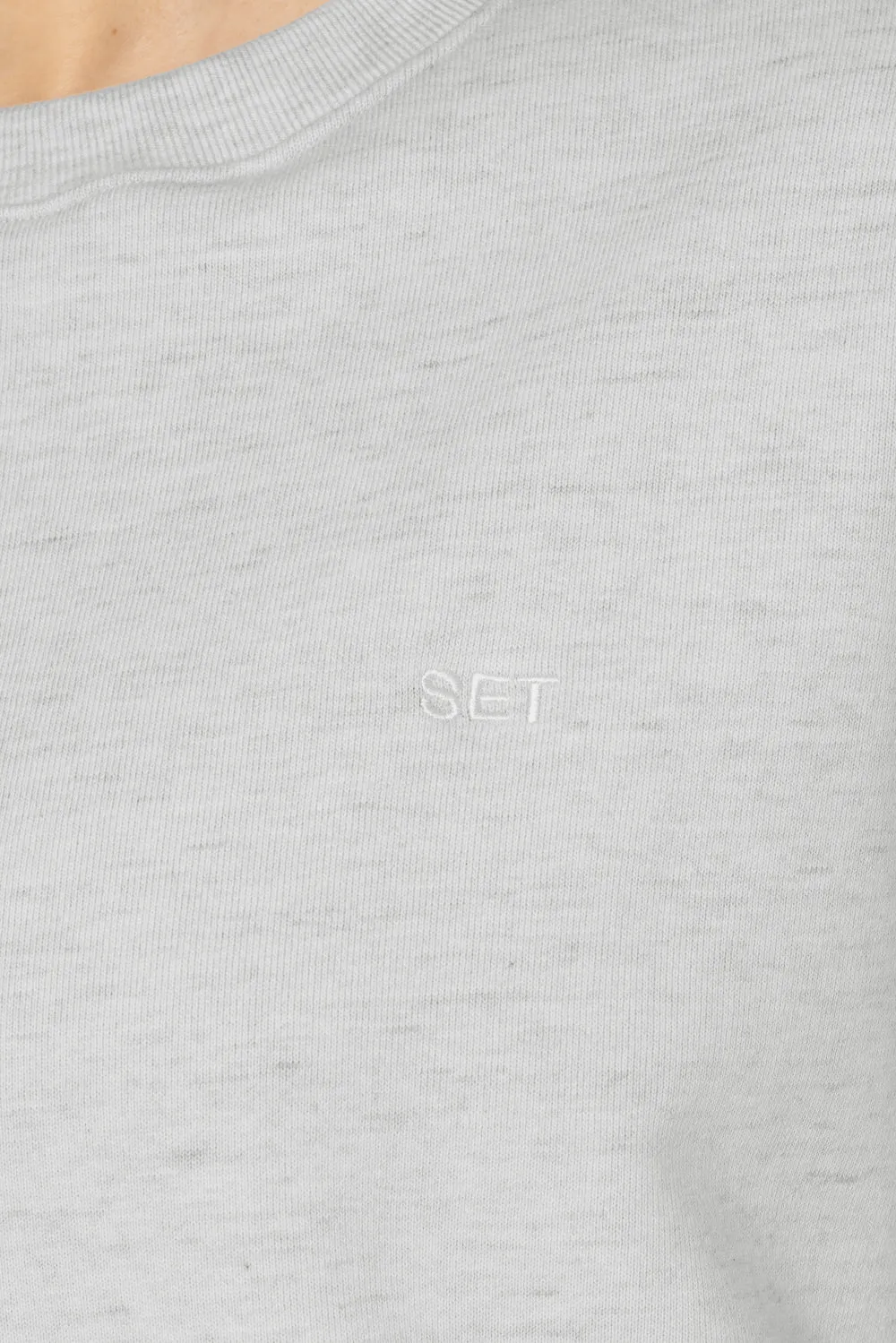 HEAVYWEIGHT SWEATS CREWNECK - HEATHER GREY sold by SETactive product image thumbnail 3