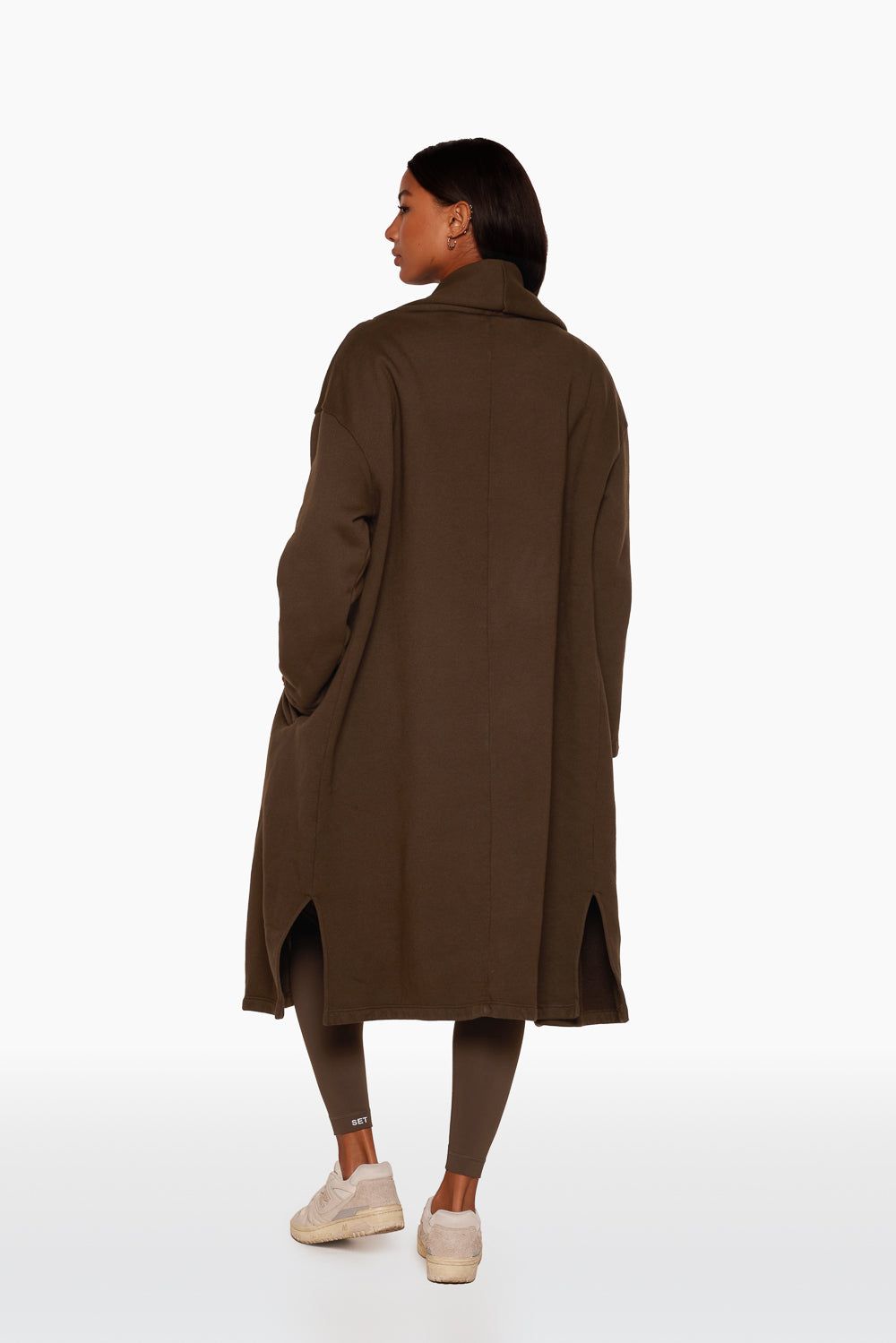 LONGLINE SWEATS CARDIGAN - CAPPUCCINO sold by SETactive product image thumbnail 4