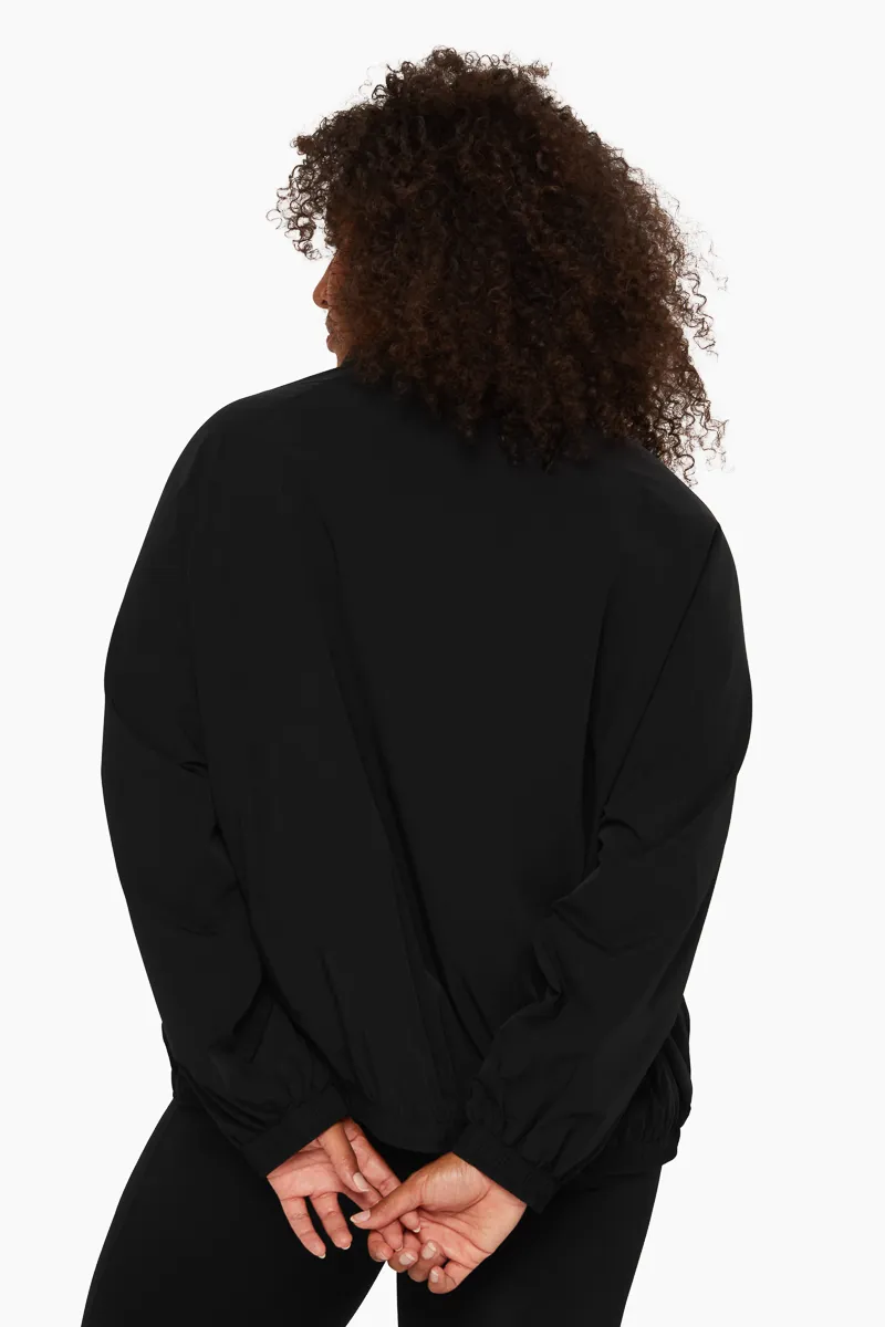 NYLON OVERSIZED SNAP JACKET - ONYX sold by SETactive product image thumbnail 3