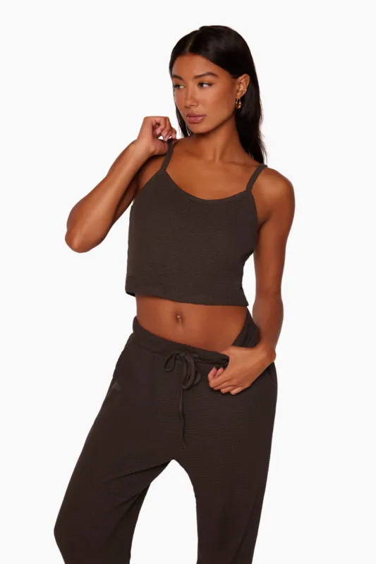 LOUNGE CAMI - ESPRESSO sold by SETactive