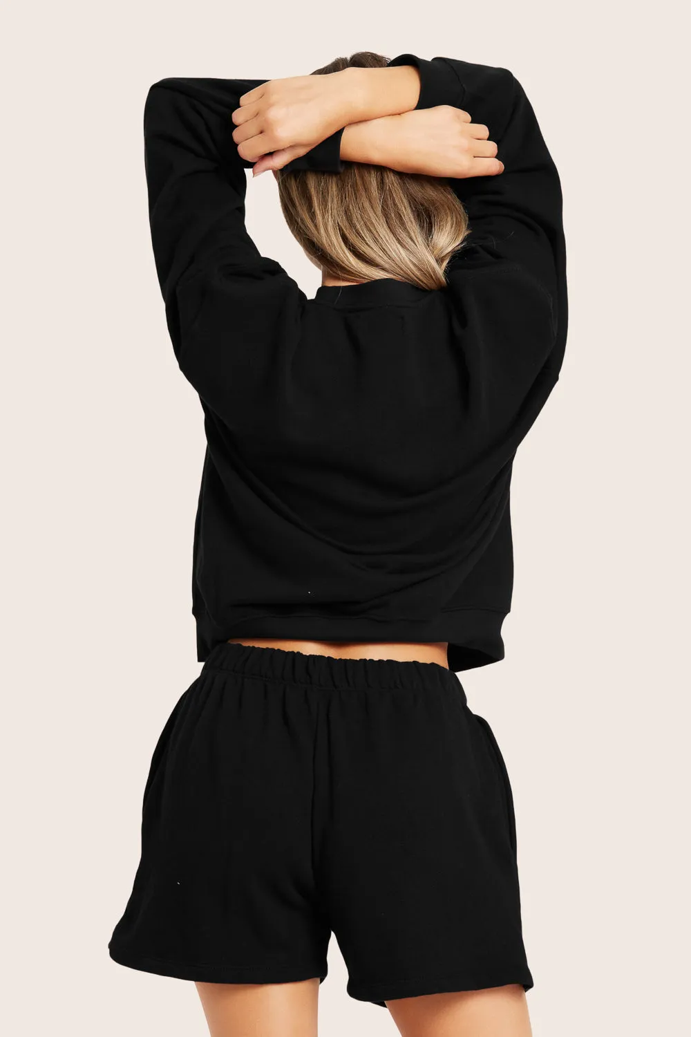 LIGHTWEIGHT SWEATS CLASSIC CREWNECK - ONYX sold by SETactive product image thumbnail 2
