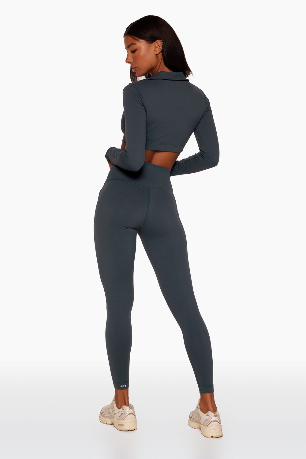 LUXFORM® ZIP POCKET LEGGINGS - INK sold by SETactive product image thumbnail 4