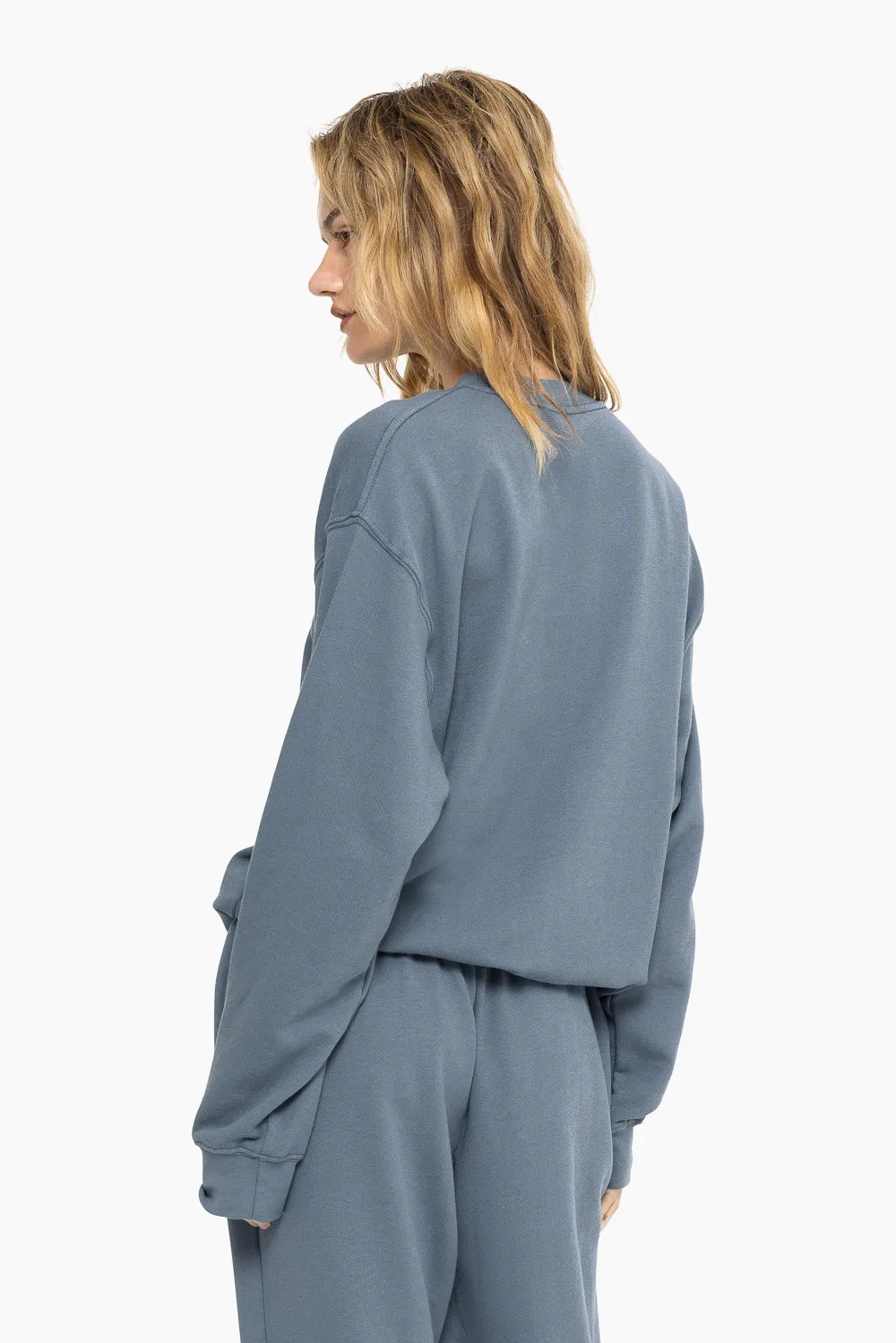 LIGHTWEIGHT SWEATS CLASSIC CREWNECK - MINERAL sold by SETactive product image thumbnail 2