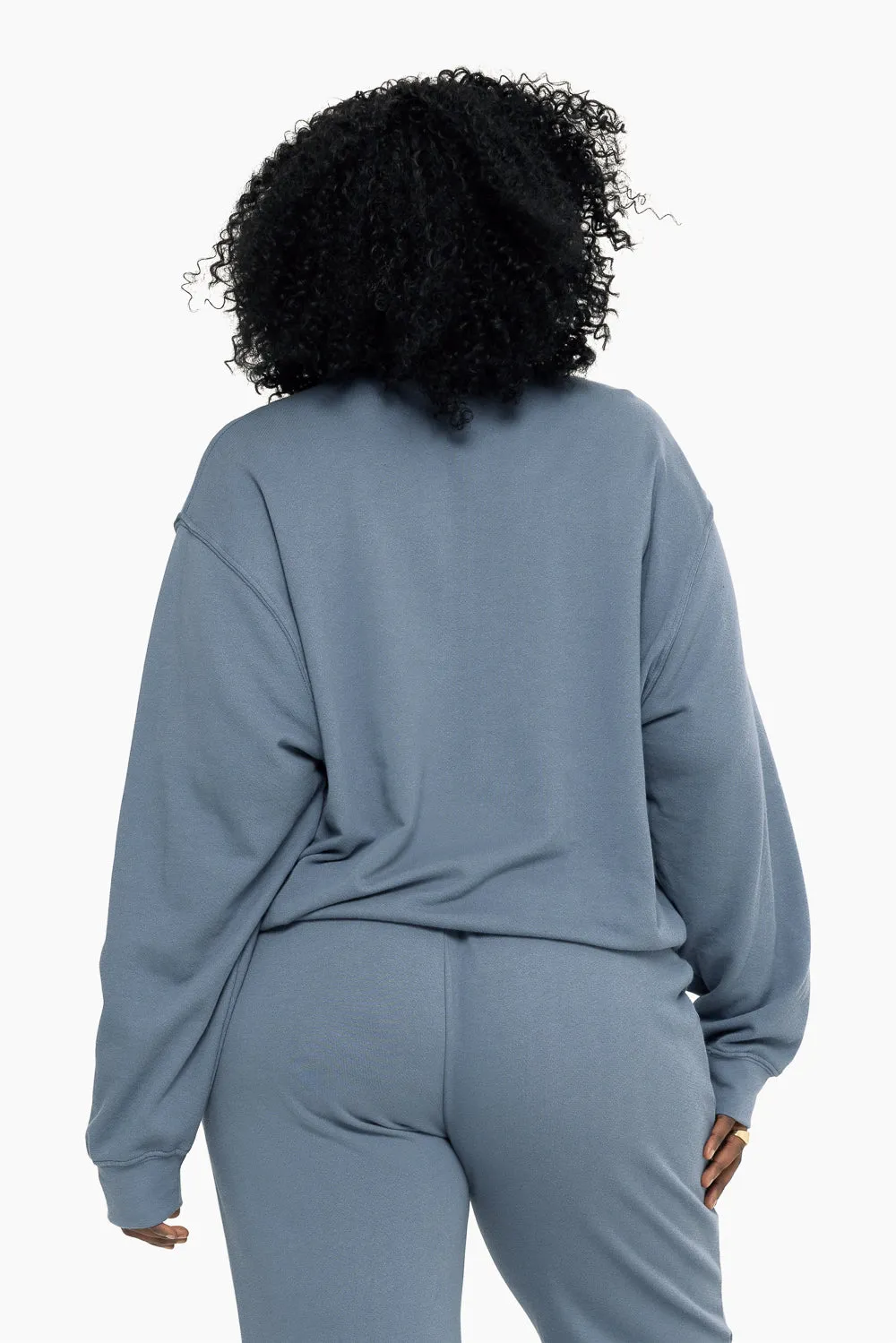 LIGHTWEIGHT SWEATS CLASSIC CREWNECK - MINERAL sold by SETactive product image thumbnail 5